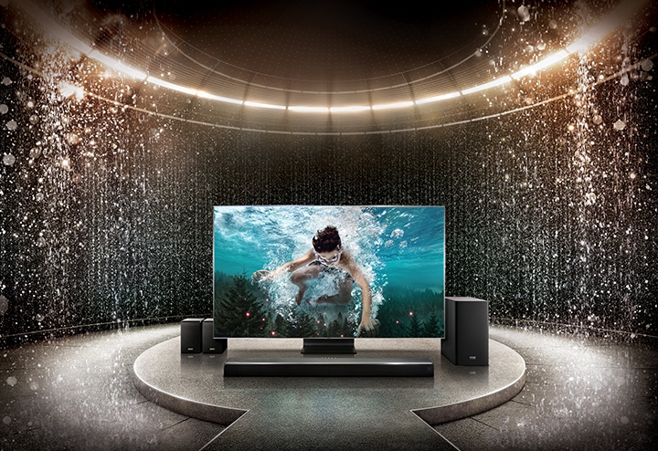 Barras de sonido Samsung y Harman Kardon con True Dolby Atmos
